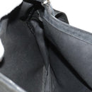 FENDI Shoulder Bag Nylon Black Silver Auth bs24965-21