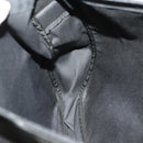 FENDI Shoulder Bag Nylon Black Silver Auth bs24965-22