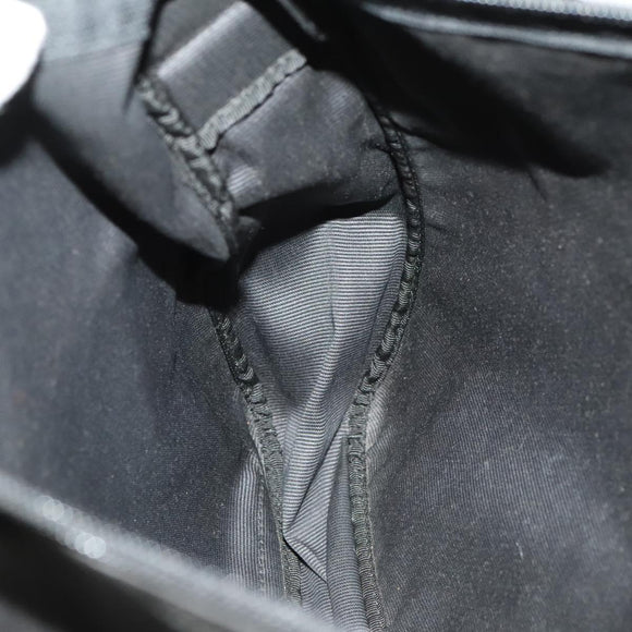 FENDI Shoulder Bag Nylon Black Silver Auth bs24965