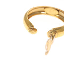 CHANEL Earring metal Gold CC Auth bs24970-12