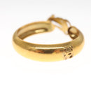 CHANEL Earring metal Gold CC Auth bs24970-2