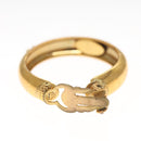 CHANEL Earring metal Gold CC Auth bs24970-3