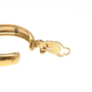 CHANEL Earring metal Gold CC Auth bs24970-4