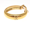 CHANEL Earring metal Gold CC Auth bs24970-9