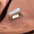 CHANEL Shoulder Bag Leather Brown Gold CC Auth bs24975-12