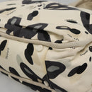 CHANEL Tote Bag Canvas White Silver CC Auth bs24978-15