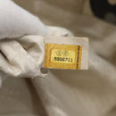 CHANEL Tote Bag Canvas White Silver CC Auth bs24978-12