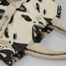 CHANEL Tote Bag Canvas White Silver CC Auth bs24978-6