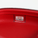 CHANEL Chain Bril Zonnebril Etui Brillenhoes Leer Rood CC Auth bs24979SAM-11