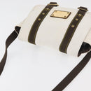 LOUIS VUITTON Antigua Buzzus PM Shoulder Bag Beige Brown M40042 LV Auth bs24988-6