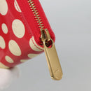 LOUIS VUITTON Monogram Vernis Yayoi Kusama Wallet Rouge M91572 LV Auth bs24989-8