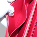 LOUIS VUITTON Monogram Vernis Yayoi Kusama Wallet Rouge M91572 LV Auth bs24989-18