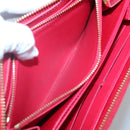 LOUIS VUITTON Monogram Vernis Yayoi Kusama Wallet Rouge M91572 LV Auth bs24989-11