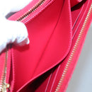 LOUIS VUITTON Monogram Vernis Yayoi Kusama Wallet Rouge M91572 LV Auth bs24989-21