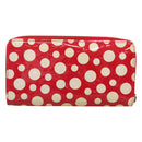 LOUIS VUITTON Monogram Vernis Yayoi Kusama Wallet Rouge M91572 LV Auth bs24989-2
