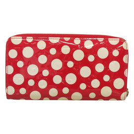 LOUIS VUITTON Monogram Vernis Yayoi Kusama Wallet Rouge M91572 LV Auth bs24989 - 0