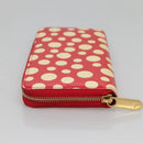 LOUIS VUITTON Monogram Vernis Yayoi Kusama Wallet Rouge M91572 LV Auth bs24989-3
