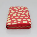 LOUIS VUITTON Monogram Vernis Yayoi Kusama Wallet Rouge M91572 LV Auth bs24989-4