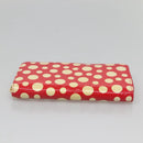 LOUIS VUITTON Monogram Vernis Yayoi Kusama Wallet Rouge M91572 LV Auth bs24989-6