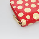 LOUIS VUITTON Monogram Vernis Yayoi Kusama Wallet Rouge M91572 LV Auth bs24989-14