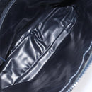 CELINE C Sulky Shoulder Bag Canvas Navy Gold Auth bs24993-11