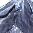 CELINE C Sulky Shoulder Bag Canvas Navy Gold Auth bs24993-21