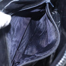 CELINE C Sulky Shoulder Bag Canvas Navy Gold Auth bs24993-12