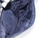 CELINE C Sulky Shoulder Bag Canvas Navy Gold Auth bs24993-23