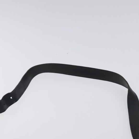 CELINE C Sulky Shoulder Bag Canvas Navy Gold Auth bs24993