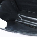 CELINE Shoulder Bag Leather Black Gold Auth bs24994-20
