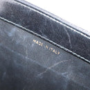 CELINE Shoulder Bag Leather Black Gold Auth bs24994-20