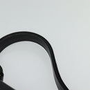 CELINE Shoulder Bag Leather Black Gold Auth bs24994-14