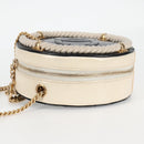 CHANEL Matelasse COCO Mark Chain Round Rope Bag Leather Black CC Auth bs25005SAM-3