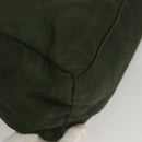 PRADA Hand Bag Nylon Khaki Silver Auth bs25012-15