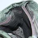 PRADA Hand Bag Nylon Khaki Silver Auth bs25012-19