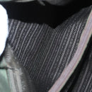 PRADA Hand Bag Nylon Khaki Silver Auth bs25012-21