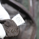 PRADA Hand Bag Nylon Khaki Silver Auth bs25012-12