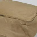 PRADA Shoulder Bag Nylon Beige Silver Auth bs25014-12