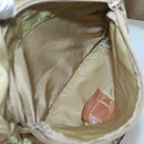 PRADA Shoulder Bag Nylon Beige Silver Auth bs25014-23