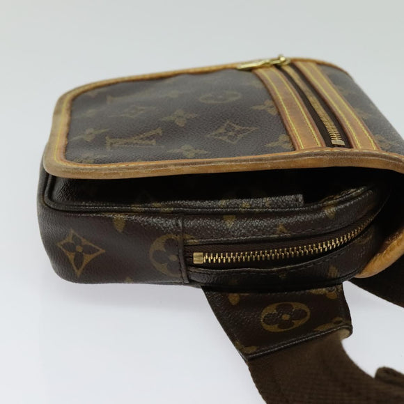 LOUIS VUITTON Monogram Bumback Bosphore Shoulder Bag M40108 LV Auth bs25021