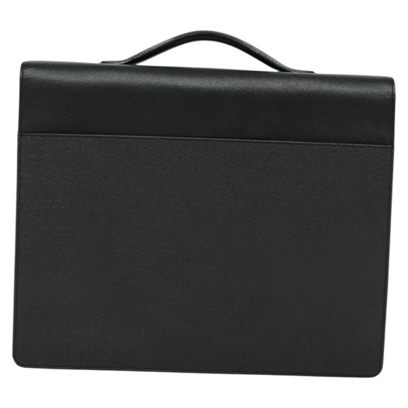 LOUIS VUITTON Taiga Serviette Kazan Business Bag Ardoise M30802 LV Auth bs25031