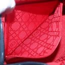 Christian Dior Canage Hand Bag Nylon Navy Gold Auth bs25043-19