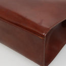 CARTIER Tote Bag Leather Brown Auth bs25048-15