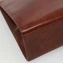 CARTIER Tote Bag Leather Brown Auth bs25048-16