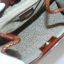 CARTIER Tote Bag Leather Brown Auth bs25048-10