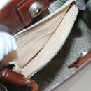 CARTIER Tote Bag Leather Brown Auth bs25048-11