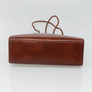 CARTIER Tote Bag Leather Brown Auth bs25048-5
