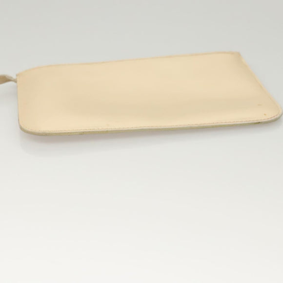 GUCCI Hand Bag Enamel Beige 000 2058 0558 0 Auth bs25058