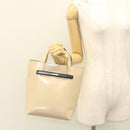 GUCCI Hand Bag Enamel Beige 000 2058 0558 0 Auth bs25058-26