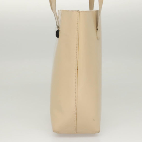 GUCCI Hand Bag Enamel Beige 000 2058 0558 0 Auth bs25058